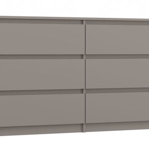 szara komoda do sypialni